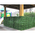 Cerca verde artificial artificial del jardín decorativo plástico para la venta